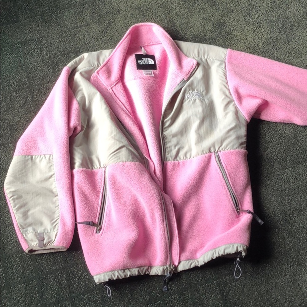 Pink North Face Zip Up